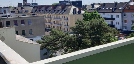 Blick aus dem Balkon